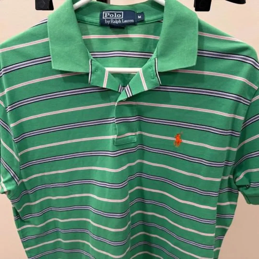 Polo by Ralph Lauren Striped Polo Shirt - Size Medium